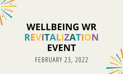 WellbeingWR Revitalization Event Graphic